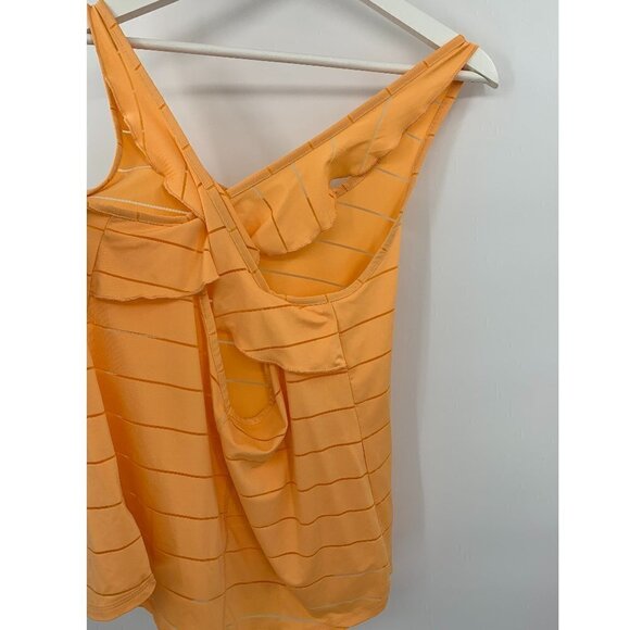 Champion Orange Striped Training Flutter Tank Top - Picture 4 of 5